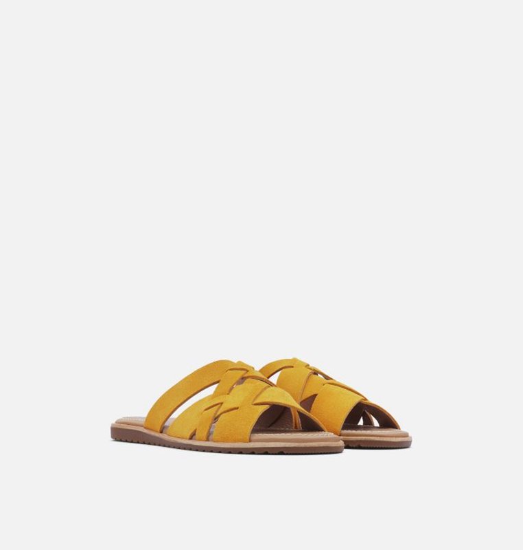 Chanclas Sorel Mujer - Ella™ Sandal Amarillo - 96314-OVCH